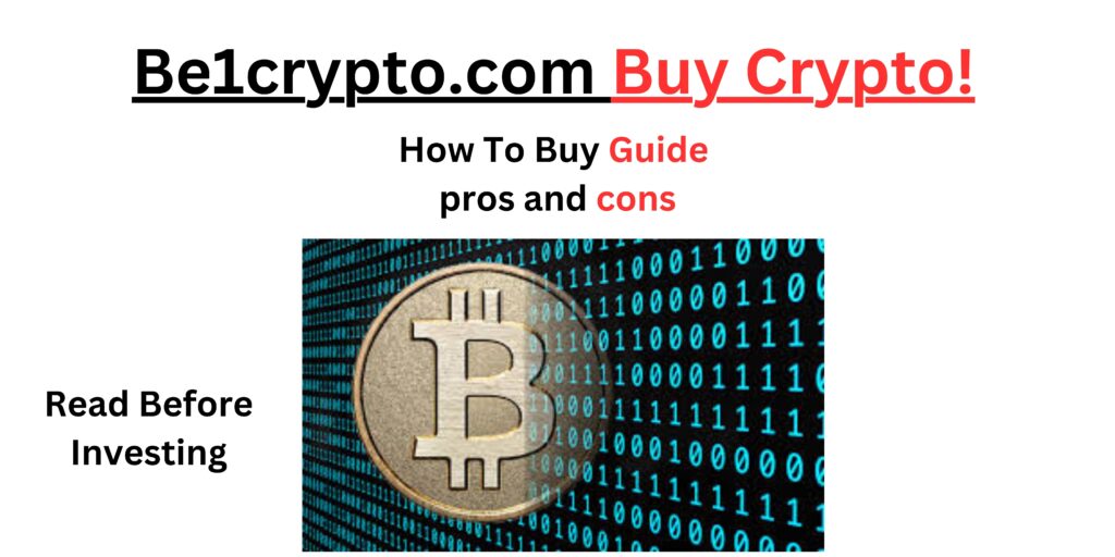 Be1crypto.com Buy Crypto